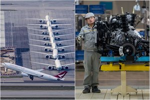 Kinijos automobilių bei aviacijos pramonės patyrė didžiausią nuosmukį šalies istorijoje