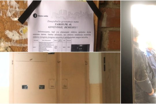 Būsto administratoriaus uolumas Kaune: užsispyrė čia ir dabar palikti žmones be elektros