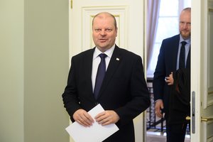 Dėl karantino S. Skvernelis apie dalyvavimą rinkimuose praneš raštu