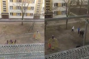 Po uteniškės langais – pulkais lakstantys vaikai: „Kam tas karantinas?“