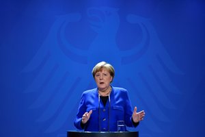 A. Merkel: koronaviruso pandemija – didžiausias iššūkis Vokietijai nuo karo