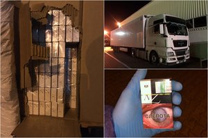Nestabdo net ir karantinas: sulaikyta 4 mln eurų vertės cigarečių kontrabanda