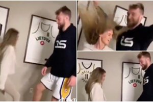 D. Sabonio šokis su širdies drauge: sirgaliai lietuviui siūlo keisti profesiją