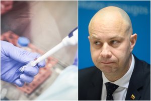 A. Veryga: žada išplėsti laboratorijų galimybes – per parą ištirtų per 10 tūkst. žmonių