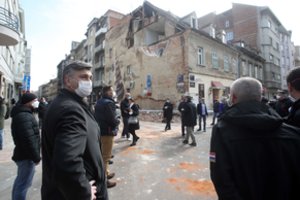 Kroatiją supurtė stiprus žemės drebėjimas, pranešama apie sužeistą berniuką