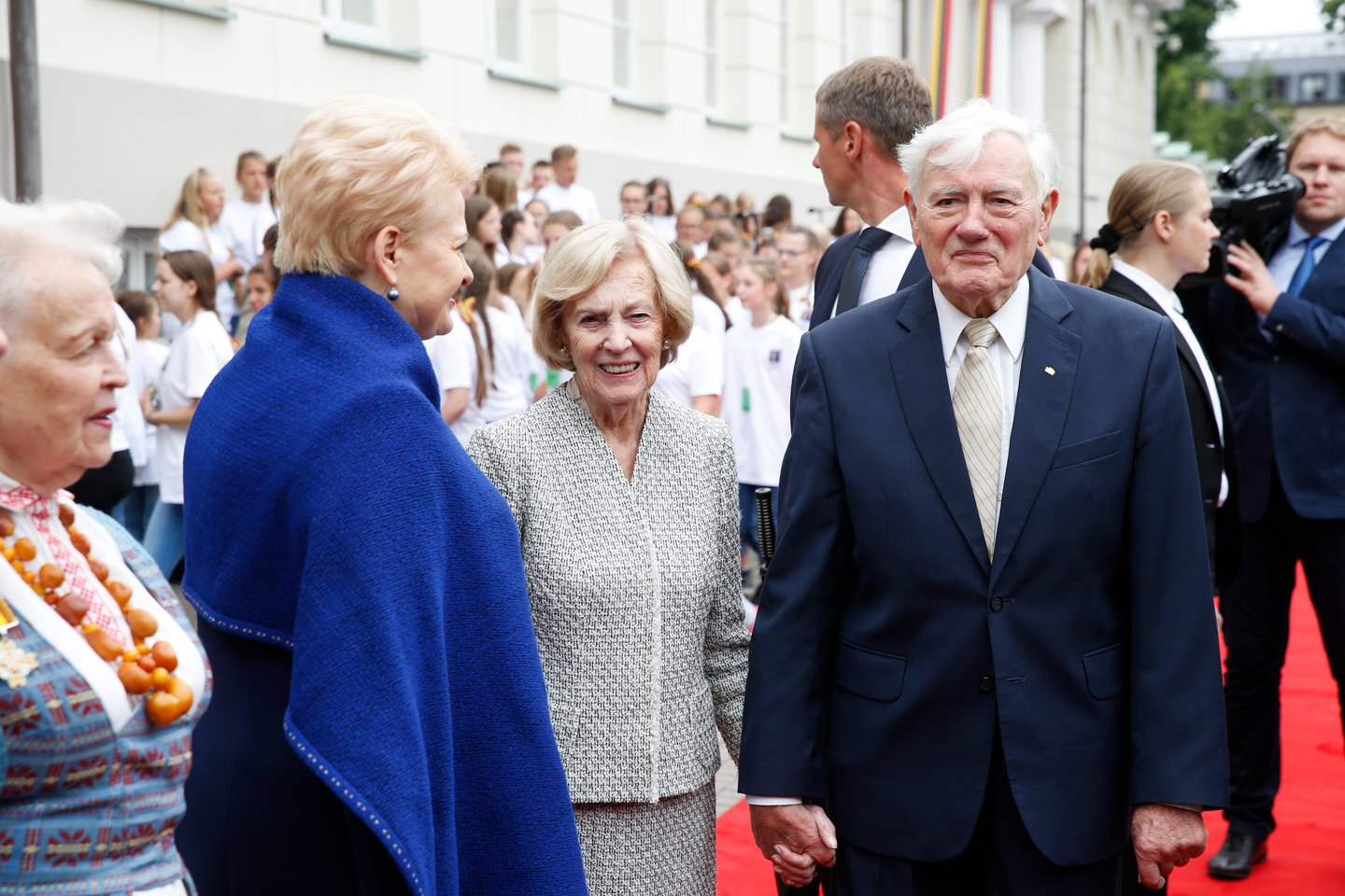 Valdas ir Alma Adamkai.<br>T.Bauro nuotr.