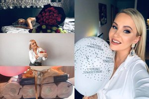 Žilvino Žvagulio marčios Lauros 30-metis karantine: išradingos draugų dovanos ir vyro Ryčio staigmena