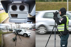 Trikojai matuokliai „prišaudė“ tiek greičio viršytojų, kad dalis liks be vairuotojo pažymėjimo