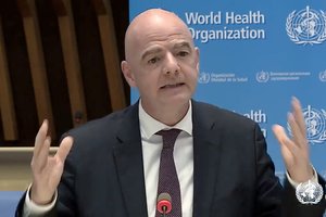 FIFA vadovas G. Infantino: ateityje galbūt bus mažiau futbolo