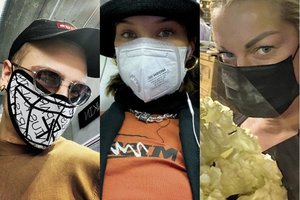 Anastasija Voločkova ir kitos garsenybės parodė, kaip saugosi nuo koronaviruso