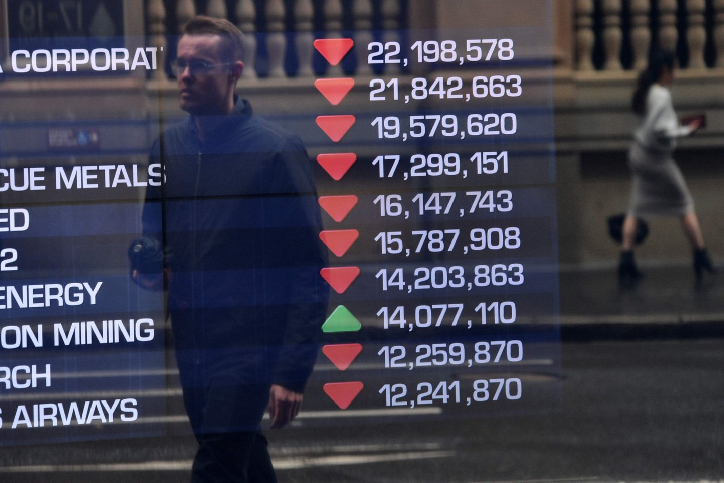 Pasaulio rinkose antradienį įsivyravusios augimo nuotaikos pasiekė ir JAV akcijų rinką.<br>AFP/Scanpix nuotr.