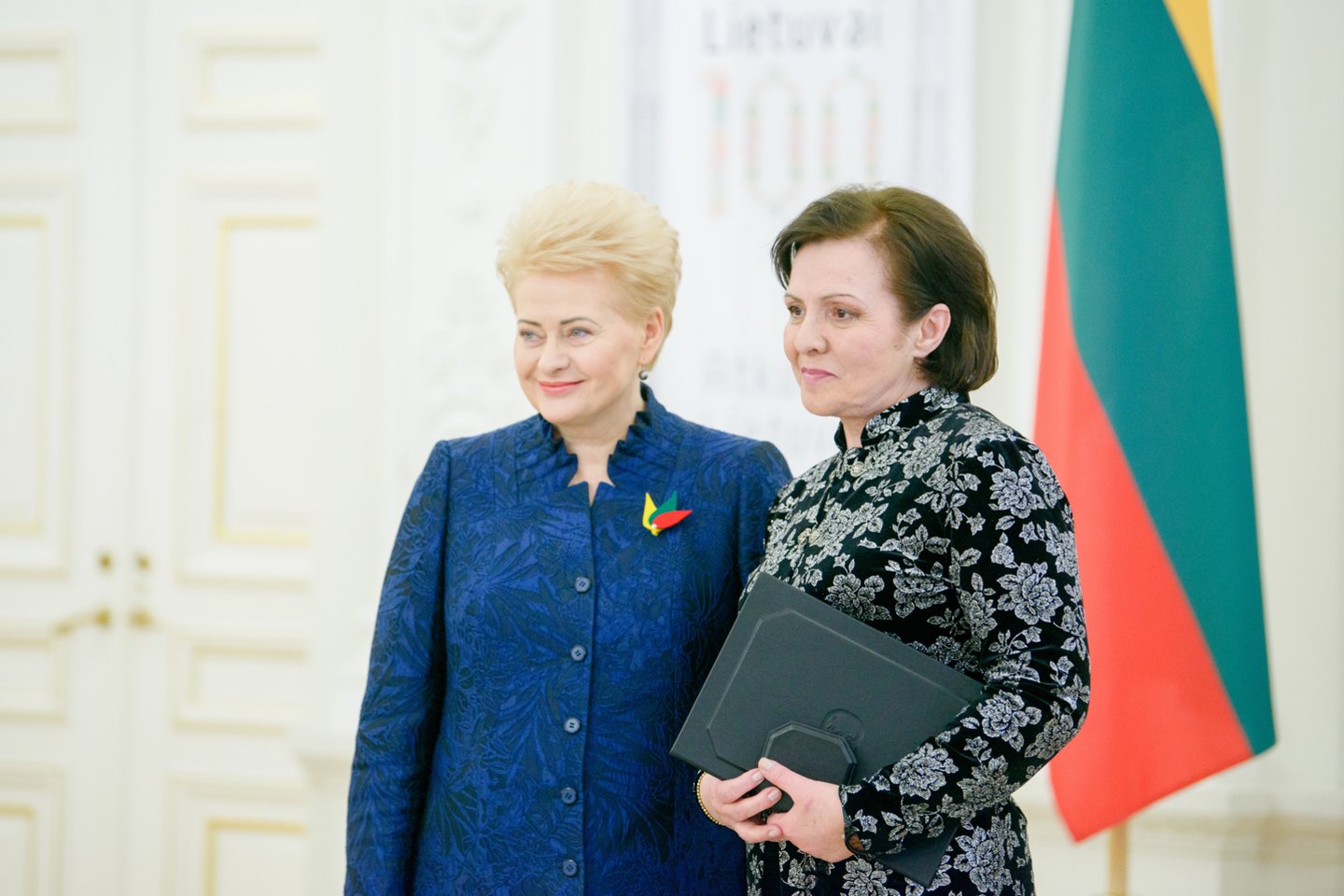 Dalia Grybauskaitė ir Eglė Gabrėnaitė 2018-aisiais.<br>J.Stacevičiaus nuotr.