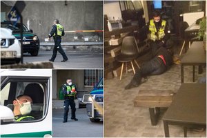 Lietuvių dėl karantinavimosi prigrūstame viešbutyje pralietas kraujas: padurtas vyras – ligoninėje, išvežė ir įtariamąjį