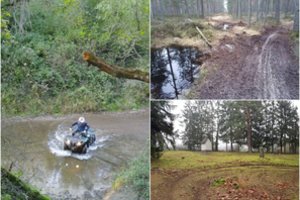 Kreipėsi į keturračių savininkus: ar šitaip reikia niokoti gamtą?