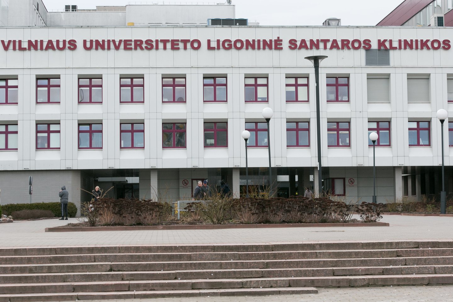 koronavirusas Vilniaus universiteto ligoninė Santaros klinikos<br>T.Bauro nuotr.