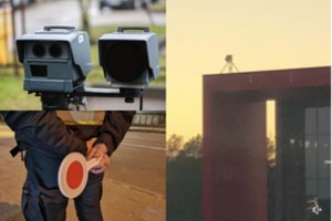 Vairuotojai pasipiktinę: nuo šiol trikojus montuoja ir ant namų stogų?