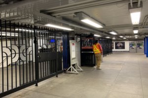 Niujorko metropolitene kilus gaisrui žuvo vienas žmogus