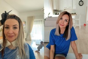 Gerdai Žemaitei pasigražinti namuose padėjo vyras Andrius: „Iš pradžių nedrįsau paprašyti“