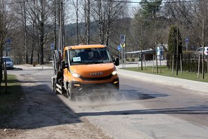Šeštadienį Vilniuje dezinfekuota dešimtys gatvių