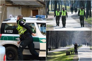 Policija per savaitgalį sulaukė 437 pranešimų dėl pažeistų karantino taisyklių: įspėjimus dalino ir parkuose