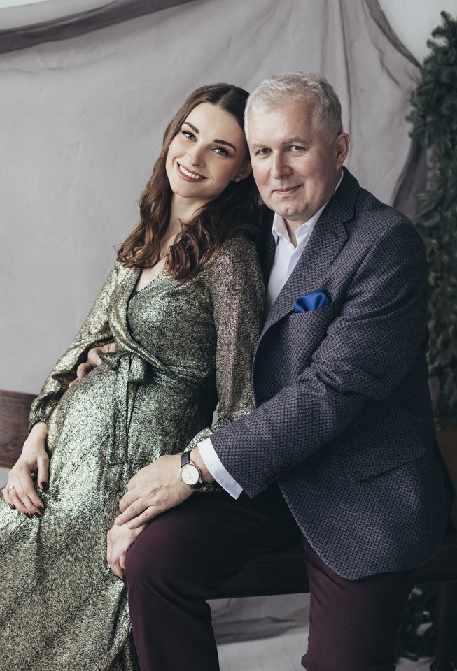  Arvydui ir Linai Anušauskams pirmagimis gimė vasario 2 dieną.<br> Kristina Aleksynaitė Photography nuotr.