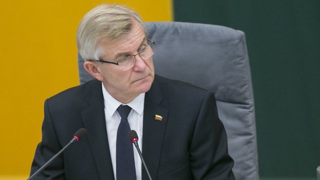 V. Pranckietis: „Seimas pagal situaciją reaguoja tiek, kiek reikia ir kiek yra būtina“