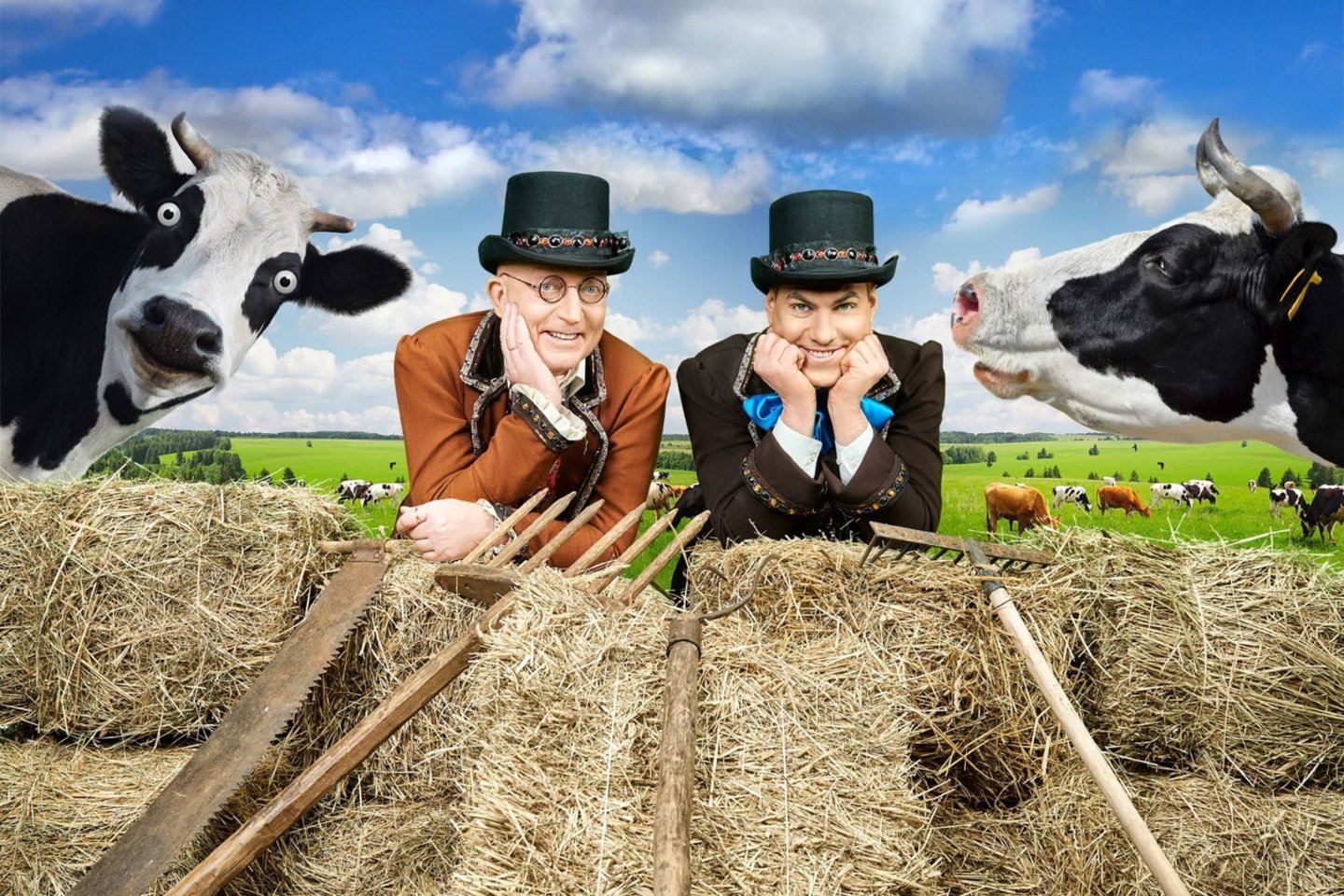 Arūnas Valinskas ir Justinas Jankevičius.<br>TV3 nuotr.