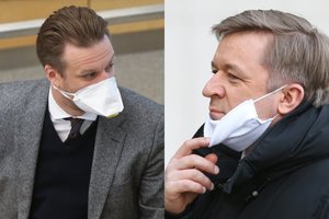 Įtampa tarp R. Karbauskio ir G. Landsbergio pasiekė naują tašką: „Būtų šlykštu kalbėtis“