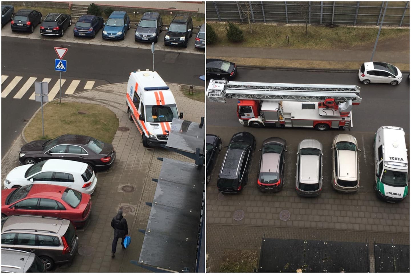 Moteriai į pagalbą atskubėjo visos tarnybos.