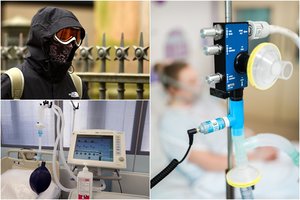 Dėl gyvybiškai svarbių plaučių ventiliavimo aparatų – lenktynės su koronavirusu: atskleidė didelę bėdą