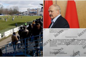 Drąsa išseko: baltarusiai atšaukė jaunių ir jaunimo futbolo čempionatus