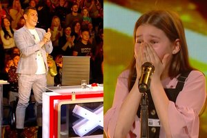 Justiną Jankevičių papirko dešimtmetės talentas – paspaudė „Auksinį mygtuką“