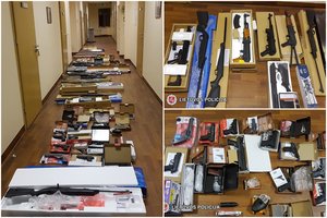 Žaislinių ginklų prekyba prisidengęs vyras pateko į policijos akiratį