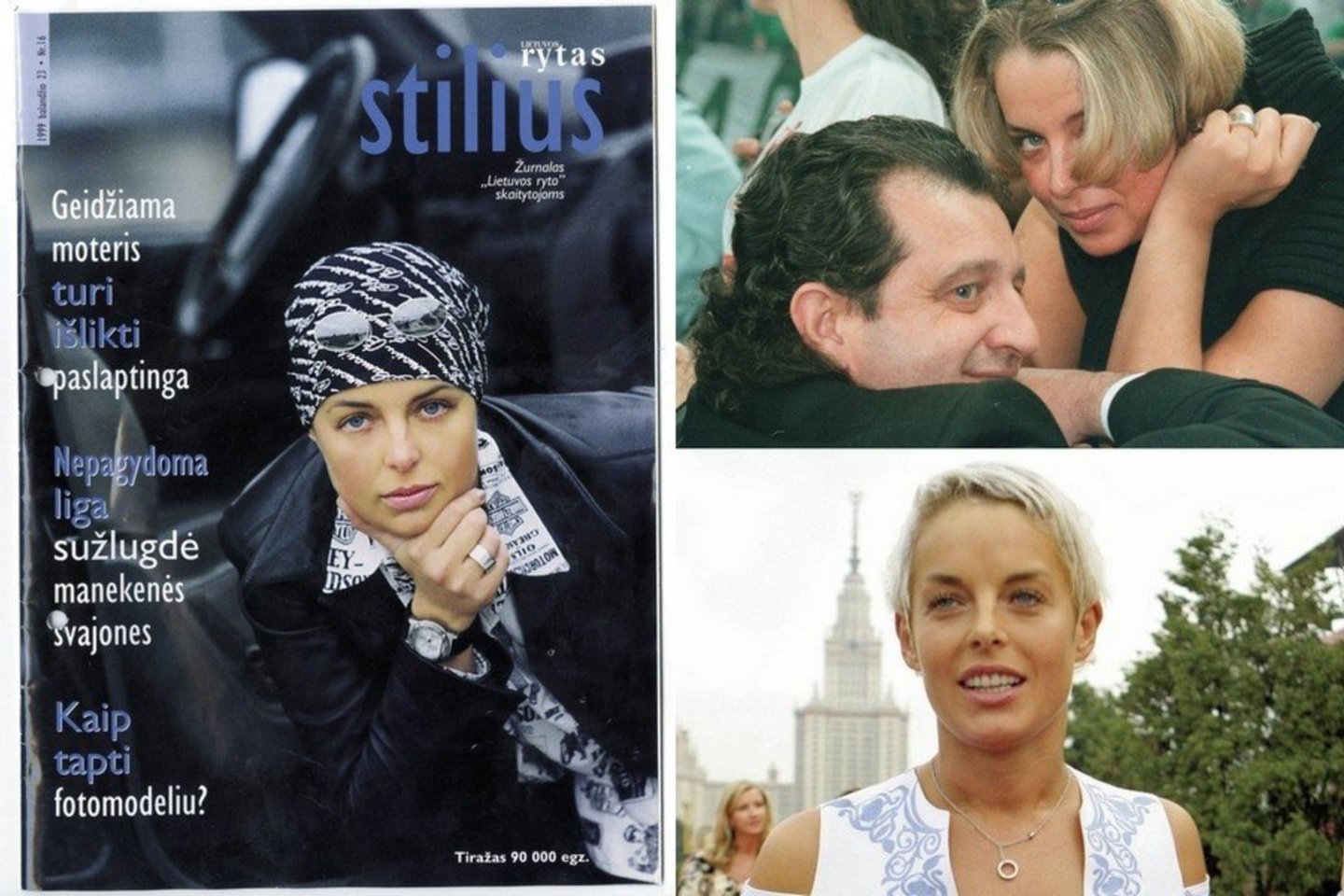  Prieš 21 metus A.Kalmanovič duodama interviu žurnalui „Stilius“ ji džiaugėsi prabangiu gyvenimu.<br> LR archyvo nuotr.
