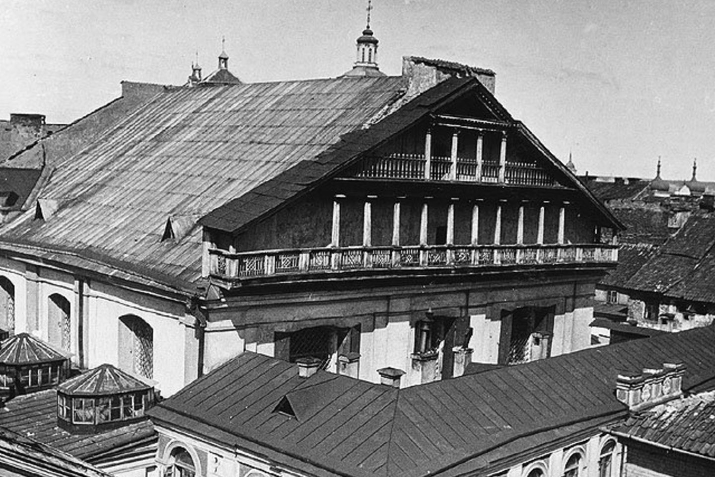  Didžioji Vilniaus sinagoga (1914-1918 m.).<br> Vikipedia nuotr.