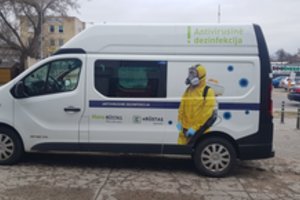 Kovoje prieš koronavirusą – jau 150 nemokamai dezinfekuotų laiptinių