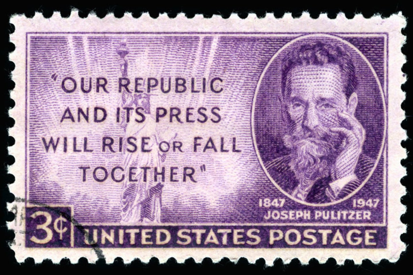 1847 m. gimė amerikiečių žurnalistas ir filantropas Josephas Pulitzeris. Jo iniciatyva ir lėšomis Valstijose buvo įkurta žurnalistikos aukštųjų mokyklų. Nuo 1917 m. skiriama jo vardo premija yra prestižiškiausias spaudos darbuotojų apdovanojimas. Mirė 1911 m.<br>123rf nuotr.