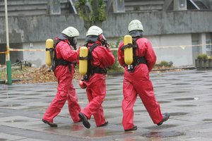 Kaune kilo gaisras cheminėmis medžiagomis prekiaujančioje įmonėje