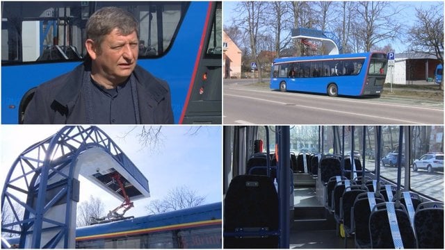 Į Klaipėdos gatves išriedės modernūs autobusai: pagaminti iš perdirbto plastiko