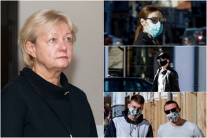 Epidemiologė įspėjo dėl kaukių nešiojimo: šios klaidos daryti negalima 