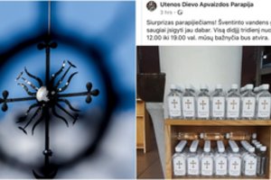 Susikirto dėl švęsto vandens buteliukų: klebonas siūlė įsigyti, vyskupija – prieš