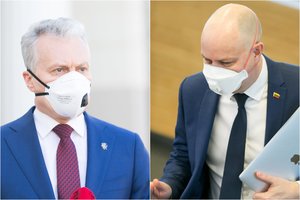 G. Nausėda įvertino A. Verygos siūlymą testuotis kas 7 dienas: kvepia dvigubais standartais