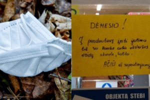 Vilnietė įspėjo kaukės nedėvinčią moterį – sulaukė atsako, kokio nesitikėjo