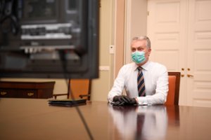 G. Nausėda – apie ligos patale gulintį tėtį ir savo vaidmenį kovoje prieš koronaviruso krizę