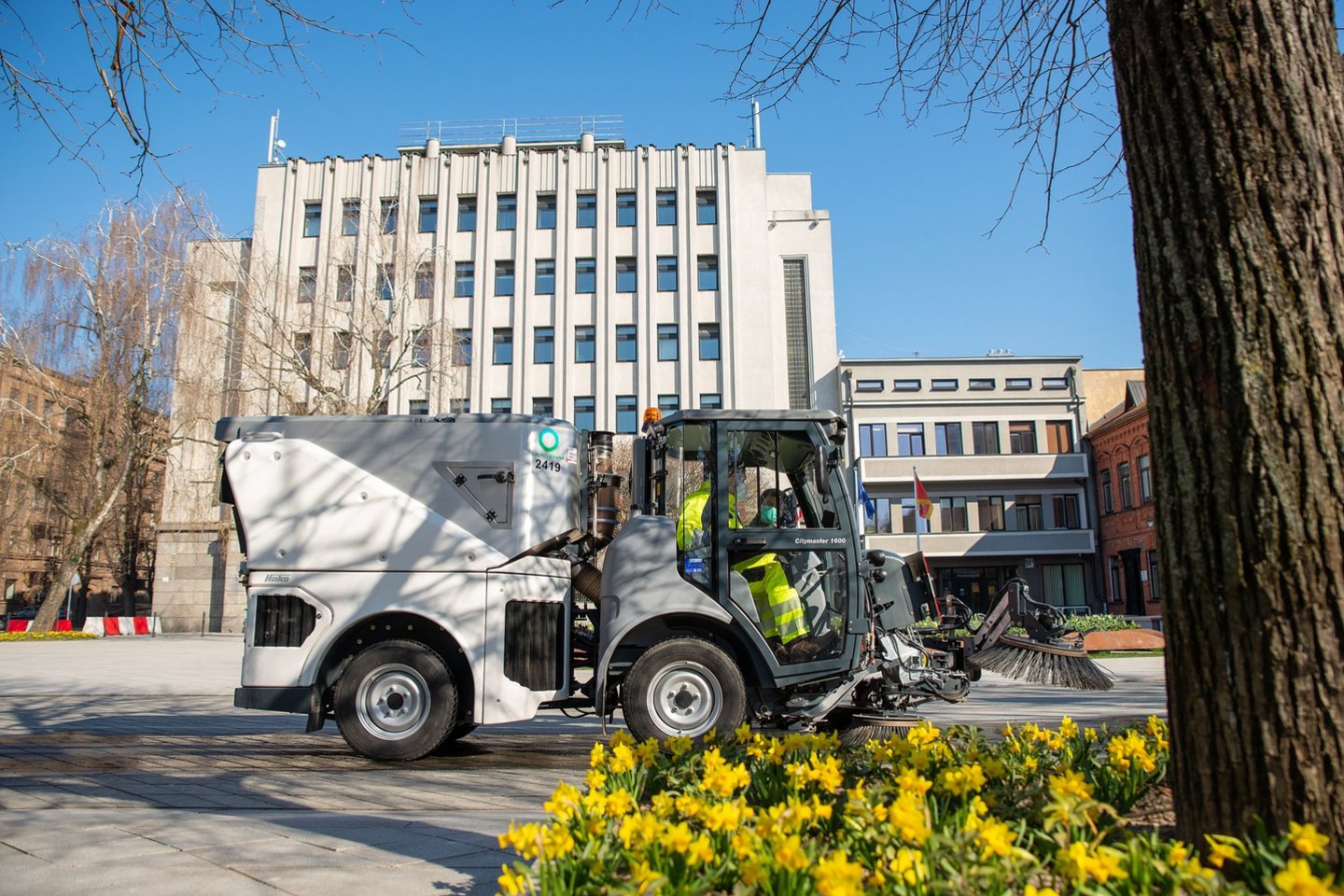 Jau pirma balandžio savaitė parodė, kad Kauno investicija į valymo techniką yra laiku ir vietoje.<br> Kauno miesto savivaldybės nuotr.