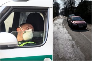 Jaunuoliai iš Kalvarijos kraipo galvas: policija nubaudė už tai, kad sėdėjo automobilyje