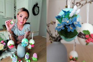 Gerda Žemaitė pasidalijo ypatingu margučių dažymo būdu, kurio išmokė mama