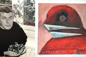 Kaukių piešėją liūdina kaukėti praeiviai