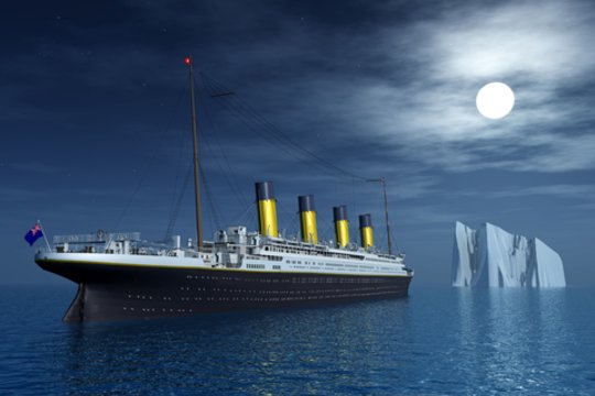 1912 m. susidūręs su ledkalniu Atlanto vandenyne, į pietryčius nuo Niufaundlando salos, per pirmąją savo kelionę nuskendo didžiausias tuo metu laivas „Titanic“.<br>123rf nuotr.
