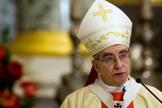2005 m. Vatikane iš 115 kardinolų pradėtas rinkti naujasis, 265 asis, popiežius. Tarp pretendentų buvo ir Lietuvos kardinolas Audrys Juozas Bačkis (nuotr.).<br>M.Kulbio nuotr.
